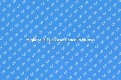 Cancello: Installare o Sostituire