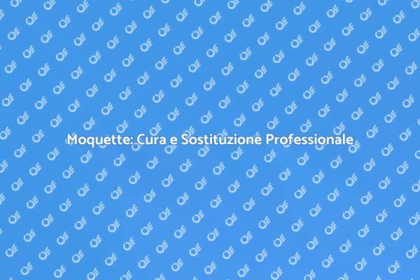 Rinnova i tuoi spazi con la moquette