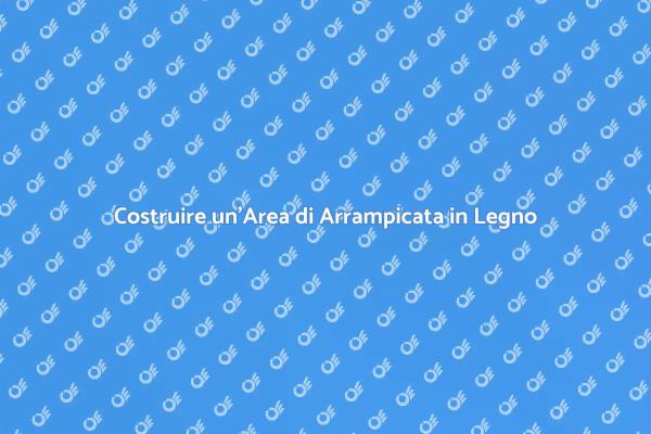 Arrampicata Innovativa sul Tuo Terrazzo
