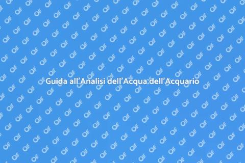 Analisi Acqua Acquario: Guida Completa