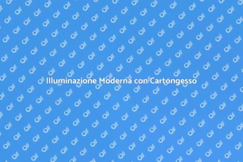 Lampadari in Cartongesso per Illuminare