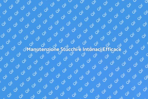Come Riparare Stucchi e Intonaci