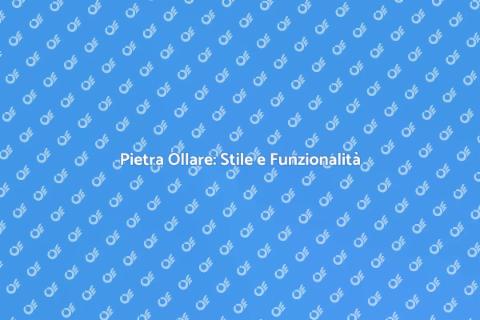 Bancone in Pietra Ollare: Eleganza