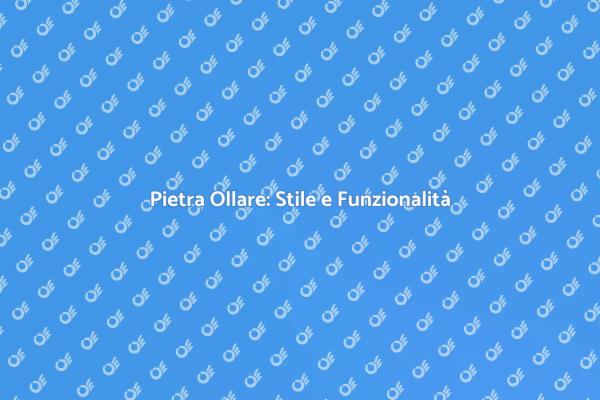 Bancone in Pietra Ollare: Stile Unico