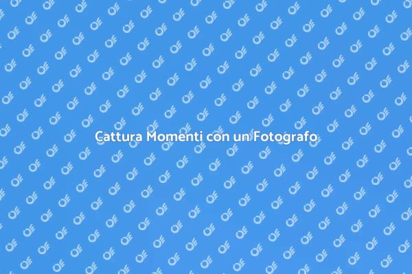 Fotografia per Eventi: Momenti Unici