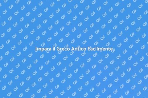Corso di Lingua Greca Antica