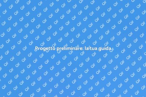 Consulenza per progetto preliminare