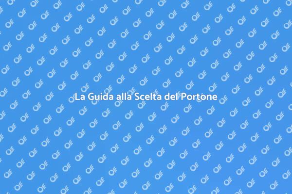 Portone: Sicurezza e Stile per Casa