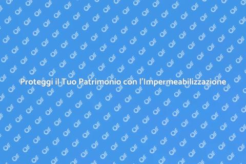 Impermeabilizzazione di Coperture