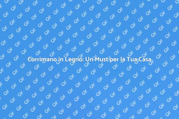 Corrimano in Legno: Sicurezza e Design