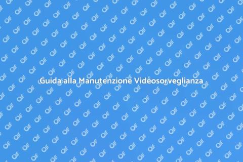 Manutenzione Impianto Videosorveglianza