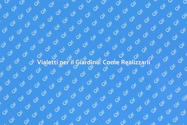 Come Creare un Vialetto nel Giardino
