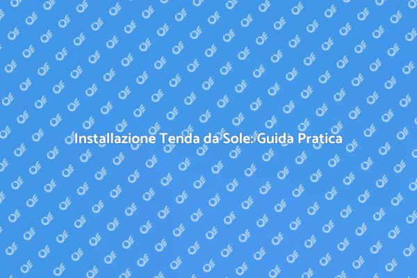 Tende da Sole: Comfort e Bellezza in Giardino