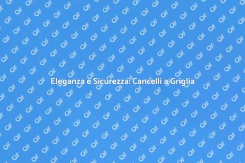 Cancello con Struttura a Griglia