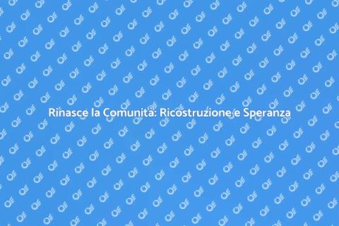 Ricostruzione Post Terremoto: Nuovo Inizio