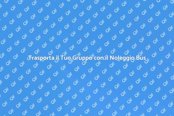 Noleggio Bus: Trasporti Comodi e Pratici