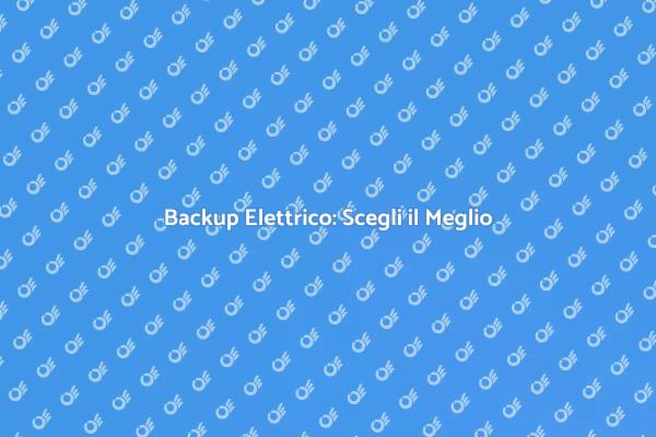 Garantire Sicurezza con un Generatore