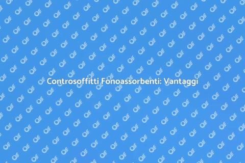 Isolamento Acustico con Controsoffitti