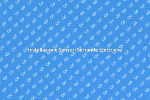 Sensori per Serrande Elettriche