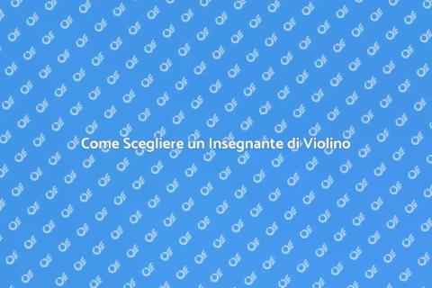 Assumere un Insegnante di Violino