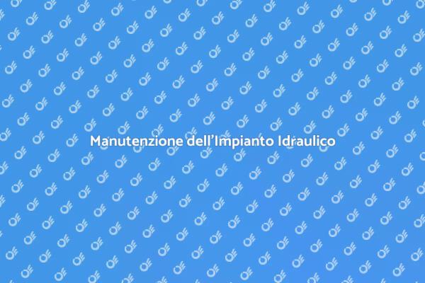 Fondamenti dell'Impianto Idraulico