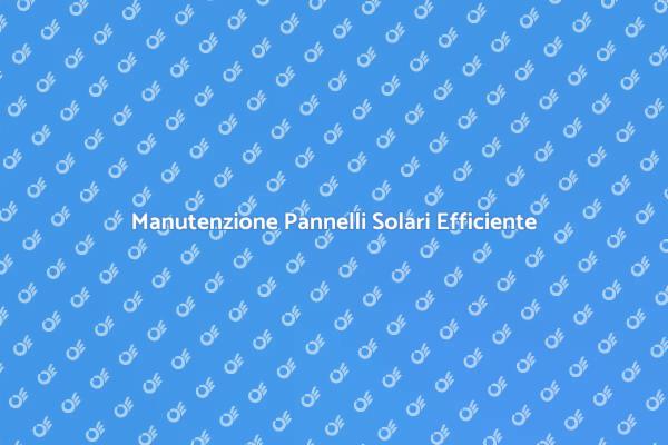 Sostenibilità attraverso la Riparazione Solare