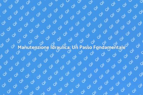 Controllo Idraulico Preventivo Essenziale