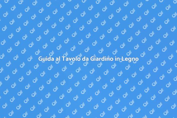 Come Costruire un Tavolo da Giardino