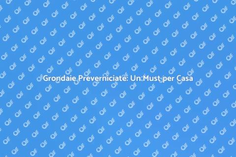 Grondaie in Alluminio: Installazione Essenziale