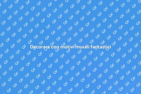 Ornamentazione murale fantastica