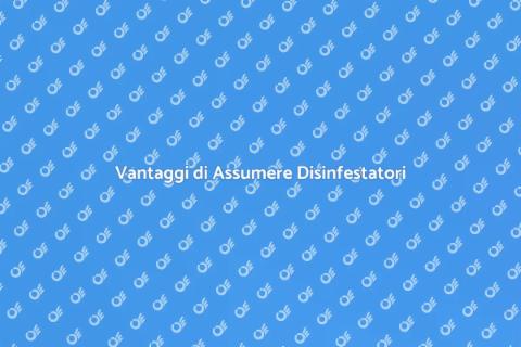Assumere Impresa Disinfestazione