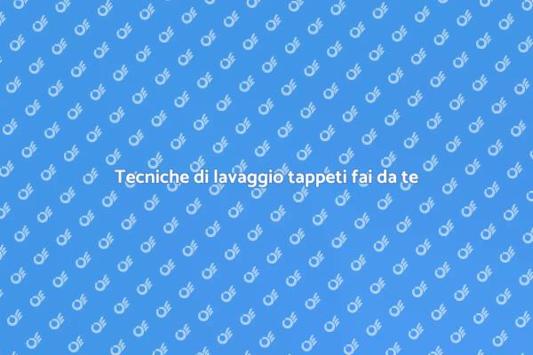 Come lavare i tappeti in casa