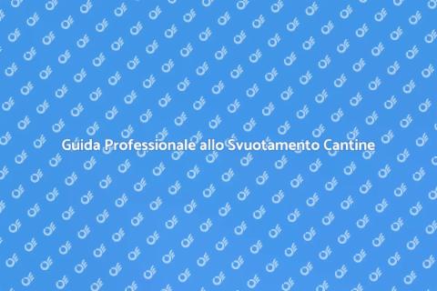 Svuotare Cantine Professionale