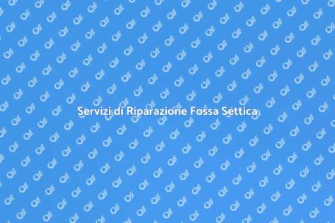 Riparazione Fossa Settica Efficace