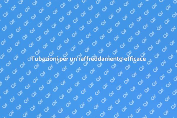 Comfort domestico: tubi di raffreddamento
