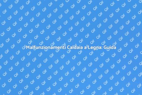 Diagnosi e Riparazione Caldaia Legna