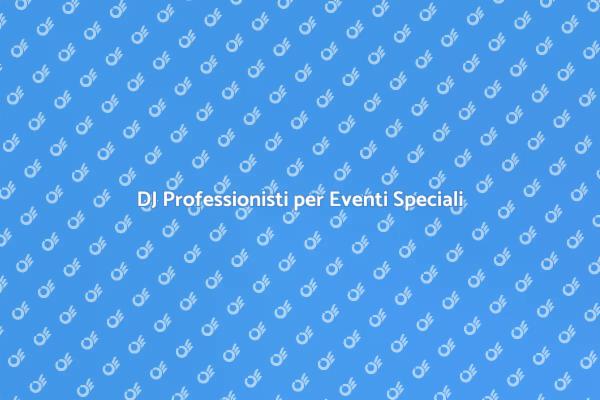 Trasforma il Tuo Evento con un DJ