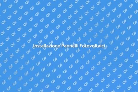 Sistema di Supporto Pannelli Fotovoltaici