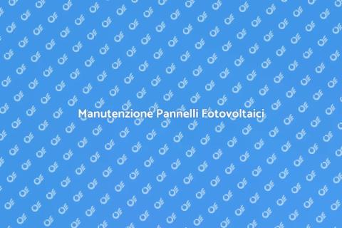 Aggiustare Pannelli Fotovoltaici