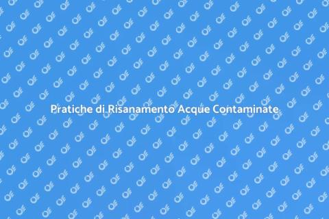 Risanamento Risorse Idriche Contaminate