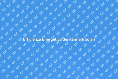 Valutazione Efficienza Energetica Solare