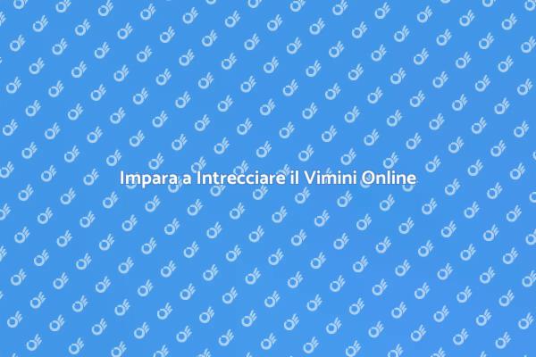 Corso Creativo di Intreccio di Vimini