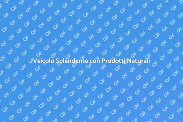 Scopri i Vantaggi della Pulizia Naturale