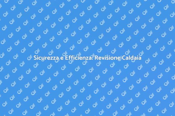 Caldaia a Gas: Revisione e Sicurezza