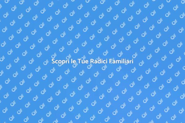 Esplora la Tua Storia Familiare