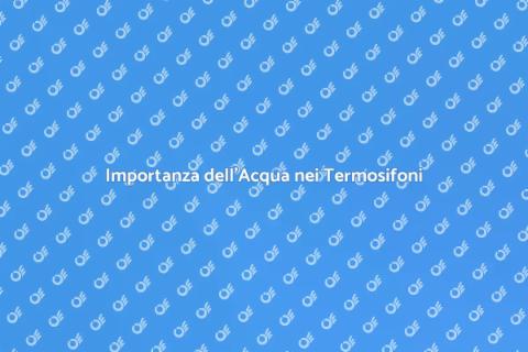 Analisi Acqua per Termosifoni Acciaio