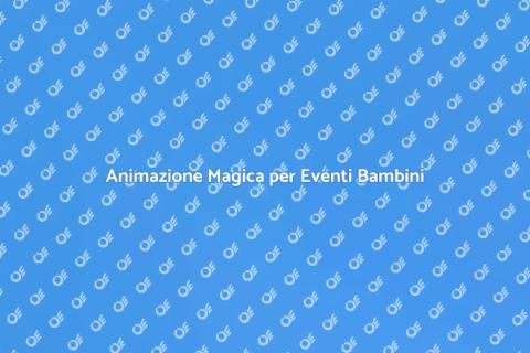 Professionista Animazione Eventi Bambini