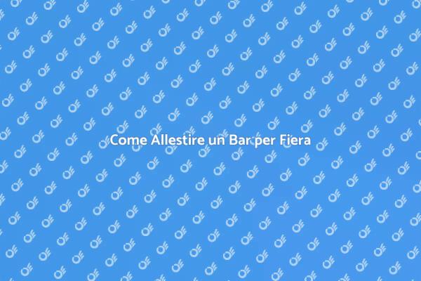 Guida all'Allestimento di un Bar