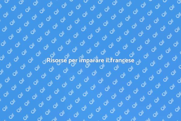 Impara il francese facilmente!