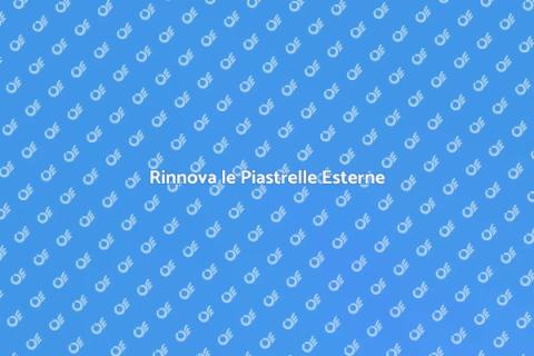 Ristrutturazione Piastrelle Esterne